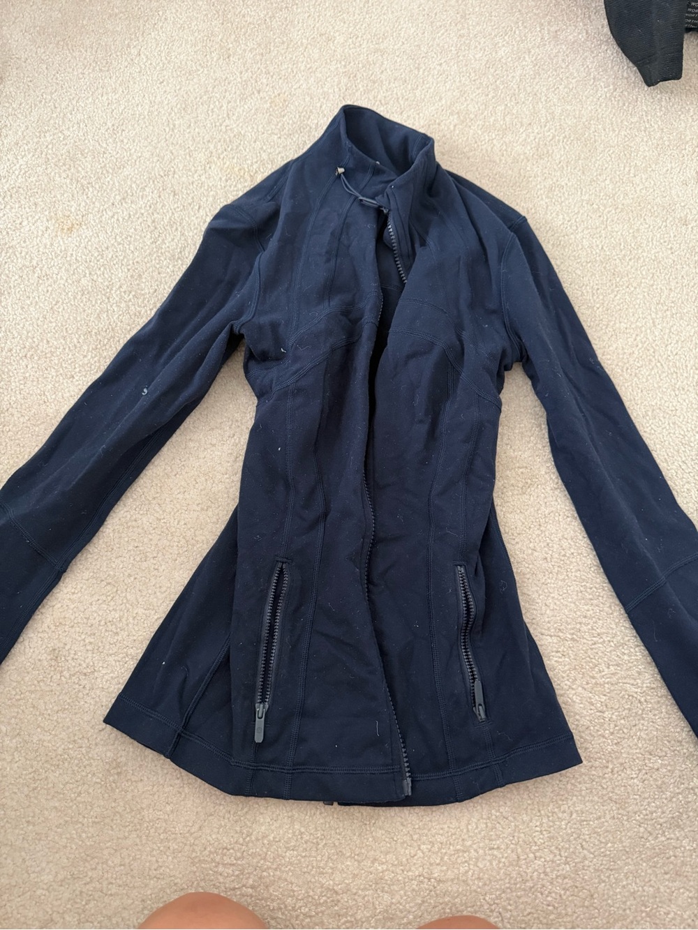 lululemon athletica Navy Circle Skirt with Zip Pockets